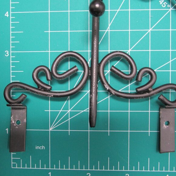 Unique Wrought Iron Plaque or Picture Frame Decoration with hook on bottom. - Picture 2 of 3